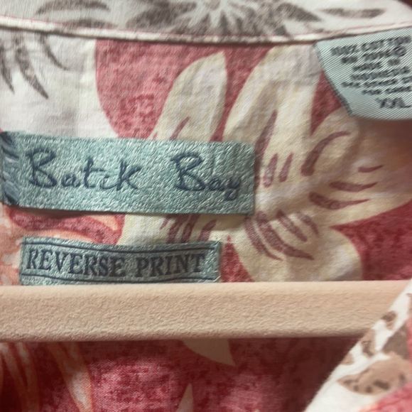 BATIK Bay reverse print Hawaiian print shirt xxl - Picture 4 of 4